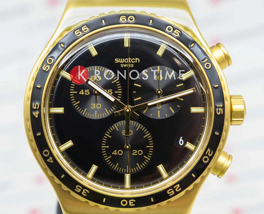 Часы Swatch I New Chrono YVG418G — сталь металл, Швейцария
