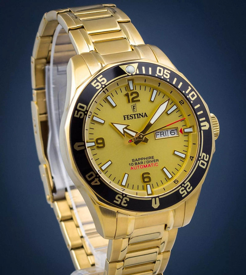 Часы Festina Automatic F20479/1 — сталь металл, Испания