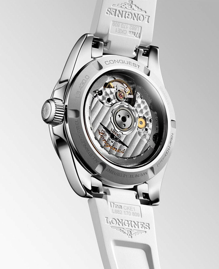 Часы Longines Conquest L3.430.0.87.9 — женские, силикон