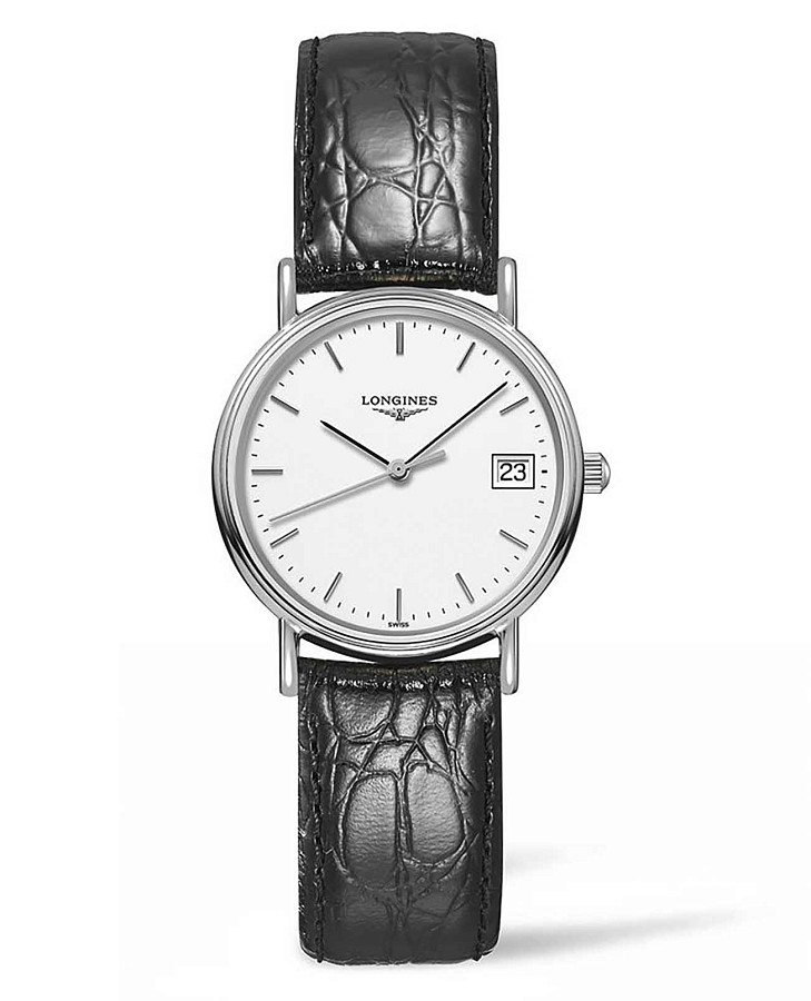 Часы Longines Presence L4.320.4.12.2 — женские, белый