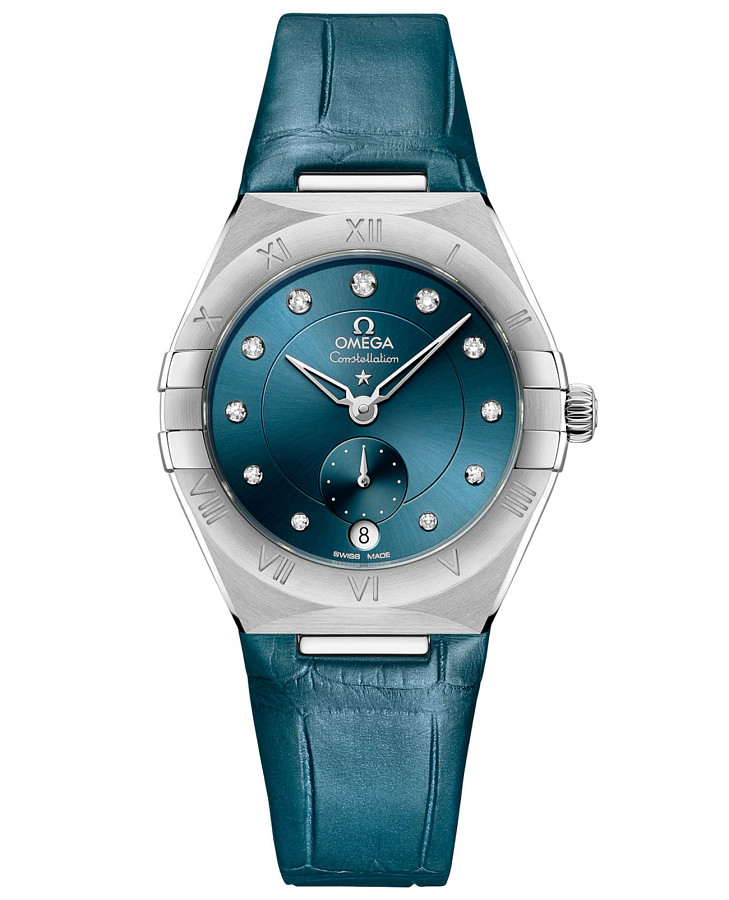 Часы Omega Constellation 131.13.34.20.53.001 — женские, синий