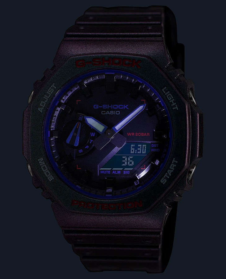 Часы Casio G-Shock GA-2100AH-6ADR (GA-2100AH-6A) — артикул GA-2100AH-6A, мужские