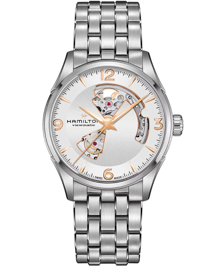 Часы Hamilton Jazzmaster Open Heart Auto H32705151 — женские, белый
