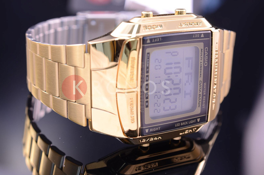 Часы Casio Collection DB-360G-9A — сталь c pvd покрытием, мужские