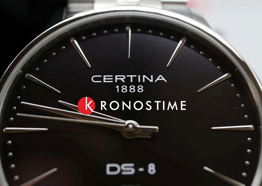 Часы Certina DS-8 Gent C045.410.11.051.00 — нержавеющая сталь 316l, мужские