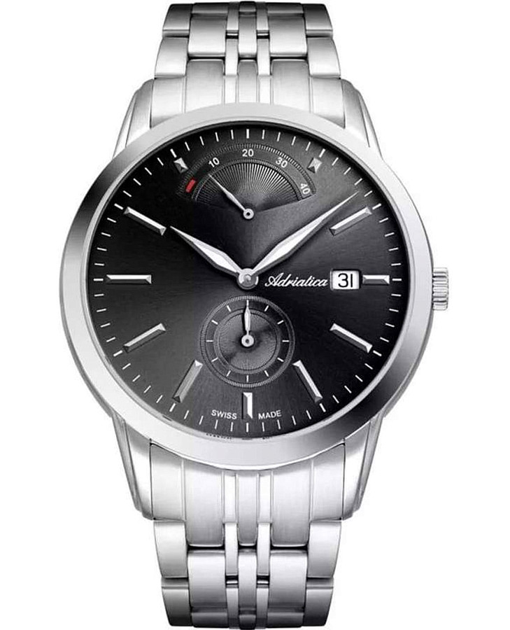 Часы Adriatica A8306.5116A — мужские, черный