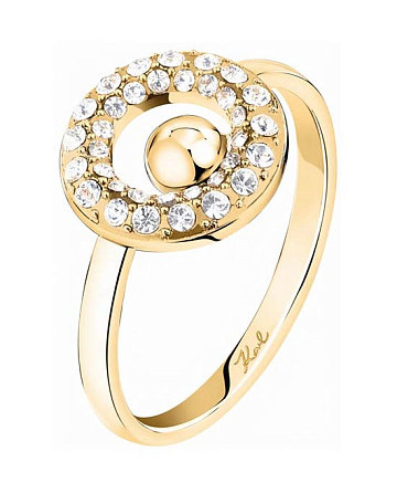 Кольцо Karl Lagerfeld Crystals KLAYC57014 с кристаллами