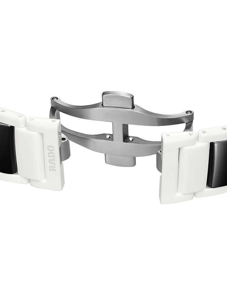 Часы Rado True Square Automatic Open Heart R27073752 — мужские, титан + высокотехнологичная плазменная керамика