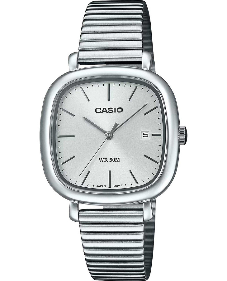 Часы Casio Collection LTP-B166D-7A — женские, серебристый