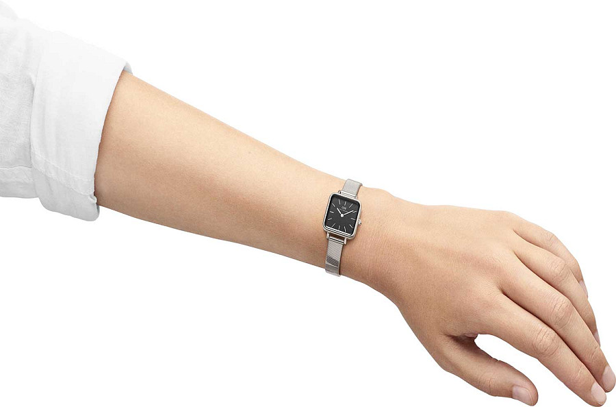 Часы Daniel Wellington Quadro Studio DW00100522 — кварцевые, сталь металл