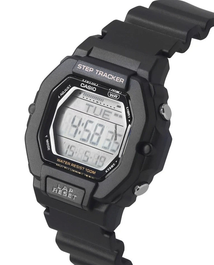 Часы Casio Digital LWS-2200H-1AVEF — пластик, мужские