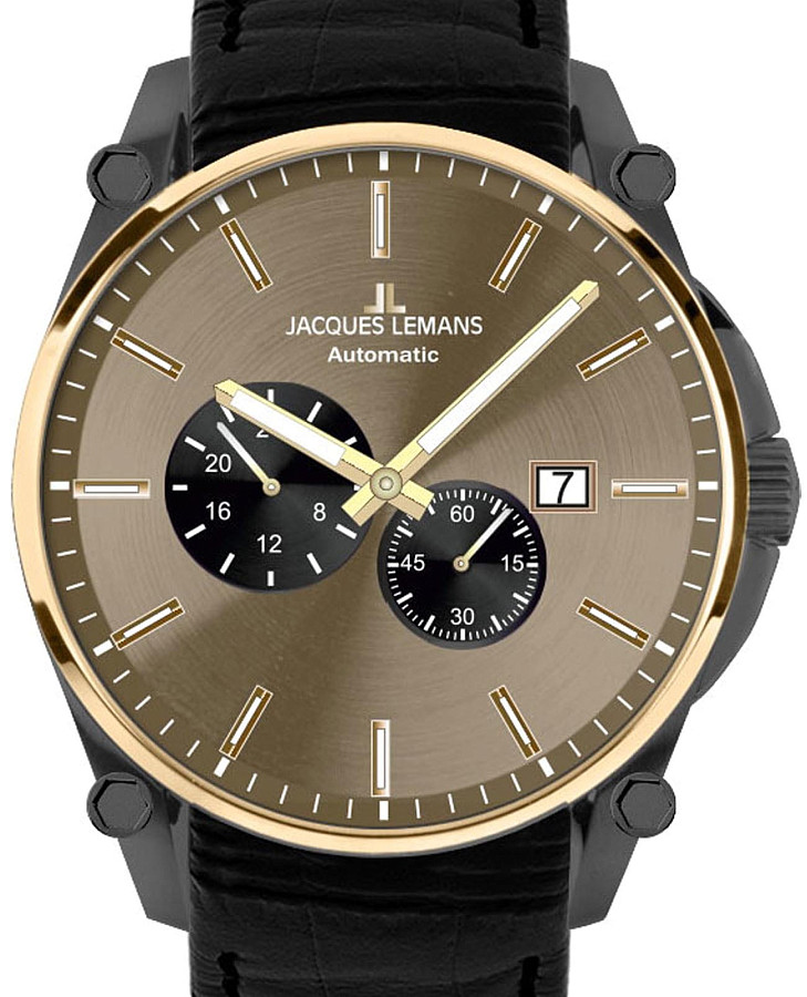 Часы Jacques Lemans Derby 1-2200E — механические, металл сталь
