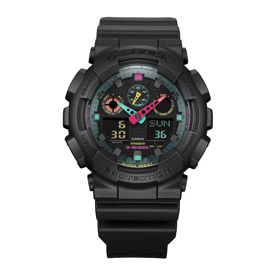 Часы Casio G-Shock GA-100MF-1ADR (GA-100MF-1A) — пластик, Япония