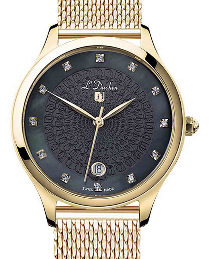 Часы L'Duchen Grace D 791.21.31 M — кварцевые, металл сталь