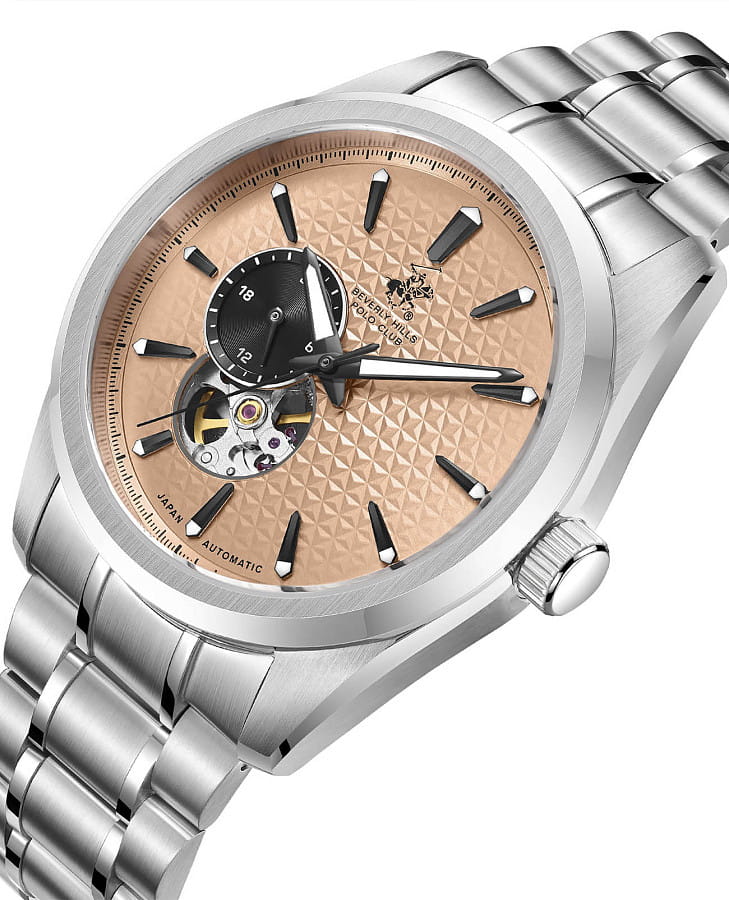Часы Beverly Hills Polo Club BP3915X.300 — механические, сталь металл