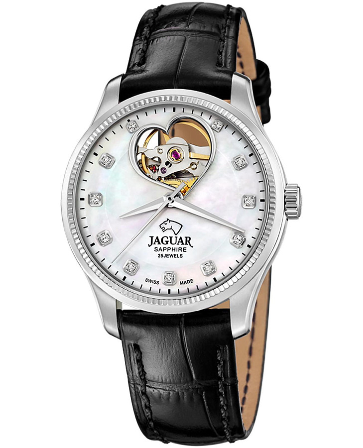 Часы Jaguar Automatic Open Heart J994/A — женские, перламутровый