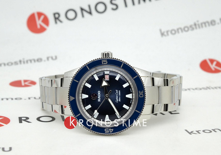 Часы Rado Captain Cook Automatic R32105203 — механические, металл сталь керамика