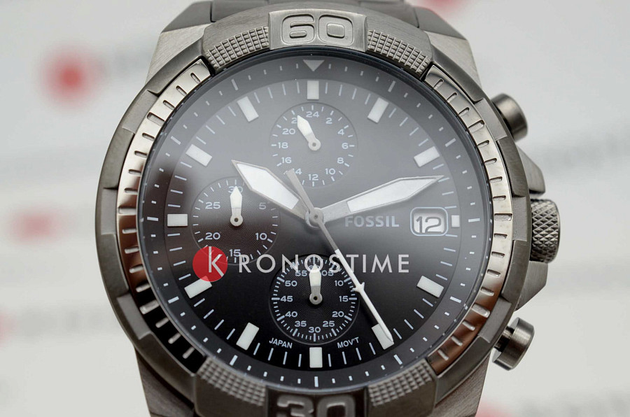 Часы Fossil Georgia FS5852 — кварцевые, металл сталь
