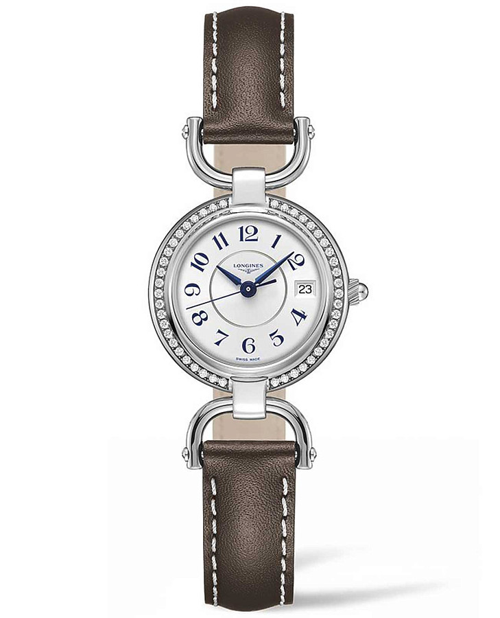 Часы Longines Equestrian Collection L6.130.0.73.2 — женские, белый