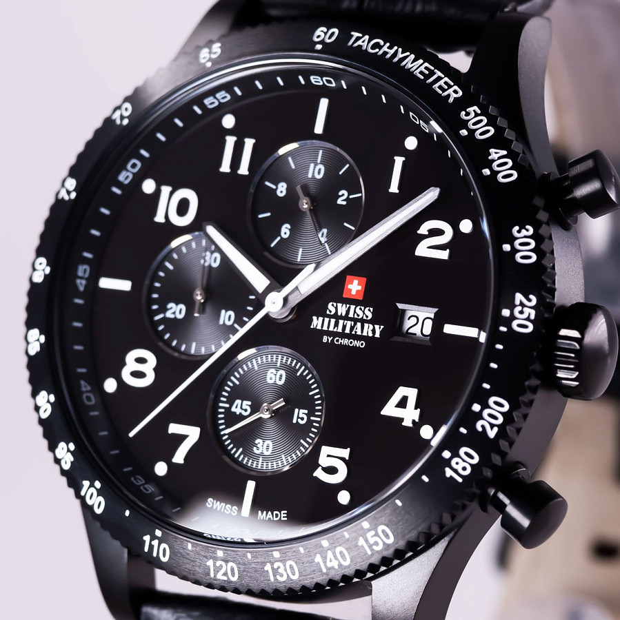 Часы Swiss Military by Chrono Sports SM34084.07 — металл сталь, Швейцария