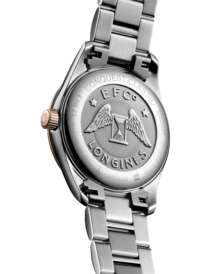 Часы Longines Conquest Classic L2.386.3.87.7 — кварцевые, сталь металл