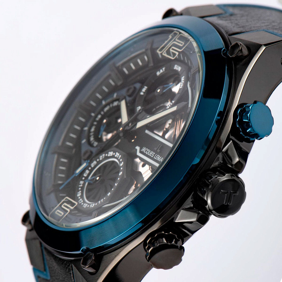 Часы Jacques Lemans Sport 1-2150B — металл сталь, Австрия
