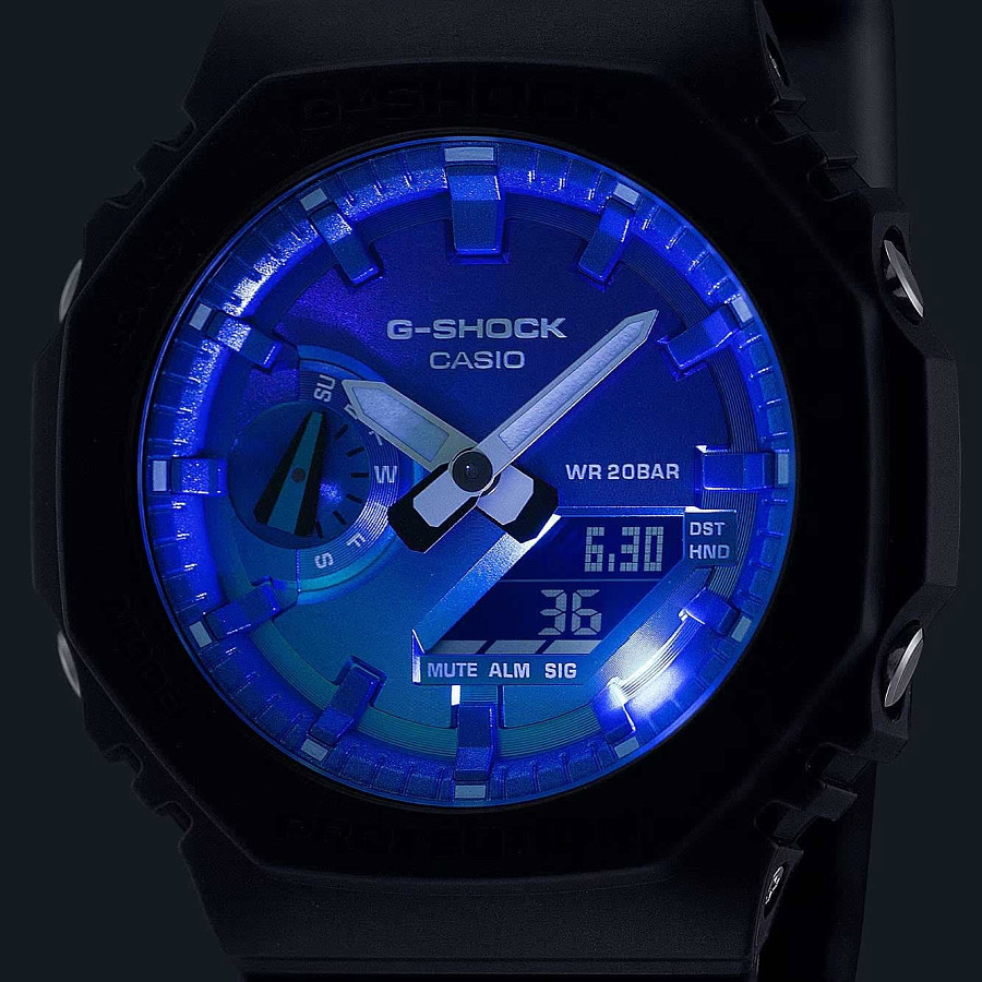 Часы Casio G-Shock GA-2100FL-1A — артикул GA-2100FL-1A