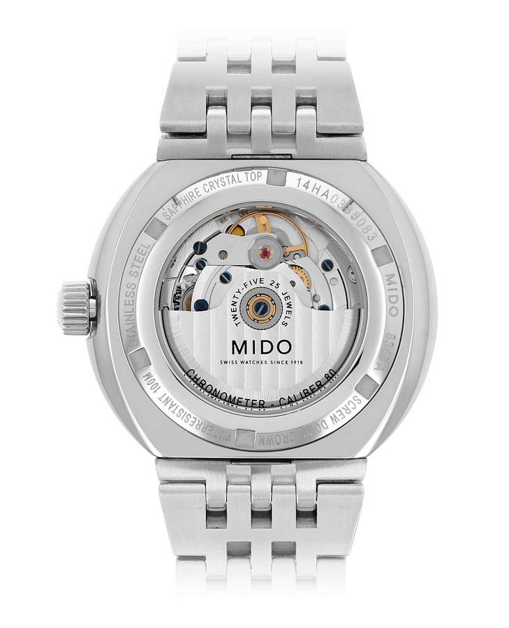 Часы Mido All Dial Chronometer M8340.4.18.19 — механические, металл сталь