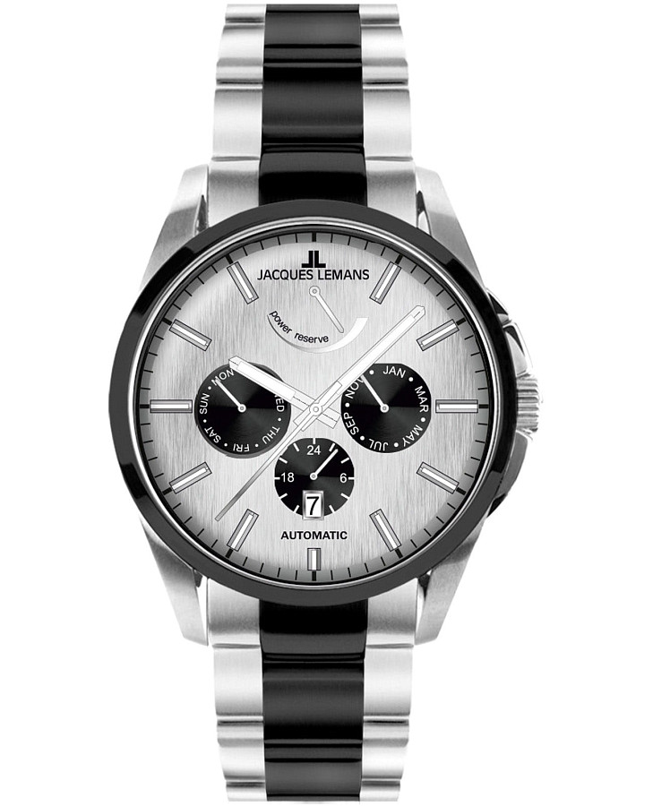 Часы Jacques Lemans Derby 1-2204H — мужские, серебристый