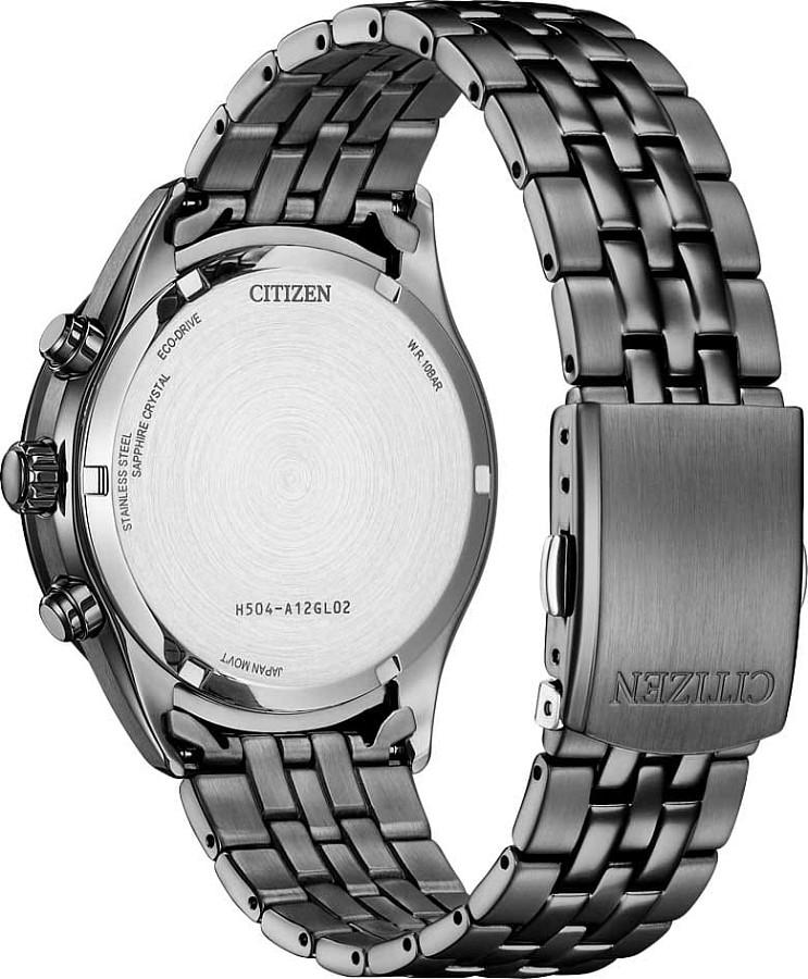 Часы Citizen Eco-Drive AT2577-57L — нержавеющая сталь с pvd-покрытием, мужские