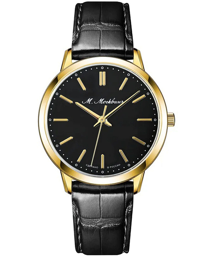 Часы Михаил Москвин Classic 6017L-6 — мужские, черный