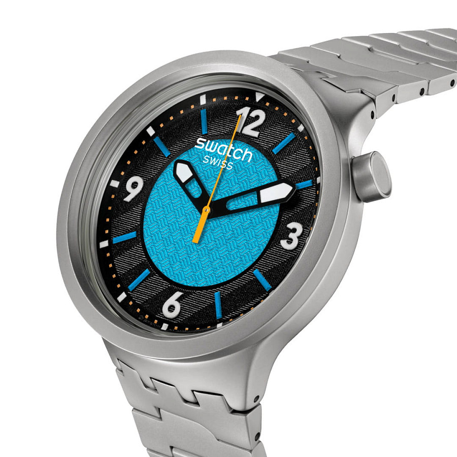 Часы Swatch Big Bold Irony Standard SB07S116G — мужские, нержавеющая сталь