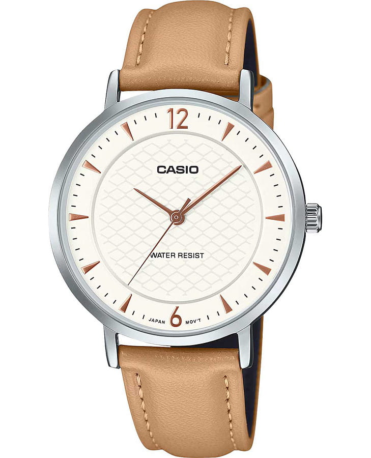 Часы Casio Collection LTP-VT04L-7A1 — женские, белый