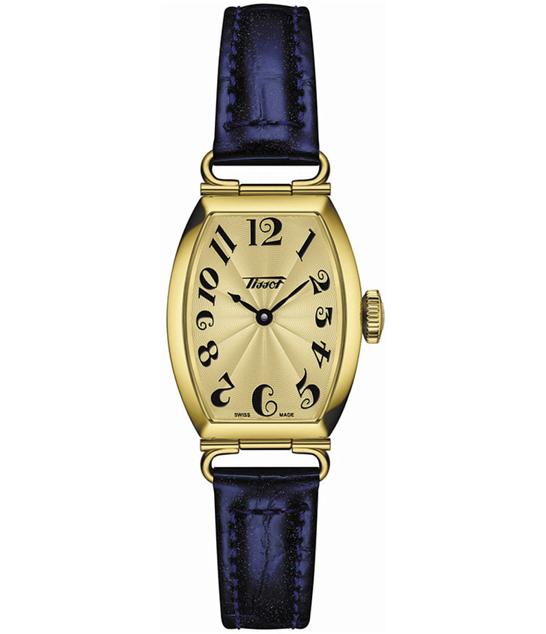 Часы Tissot Heritage Porto Small Lady T128.109.36.022.00 — женские, золотой
