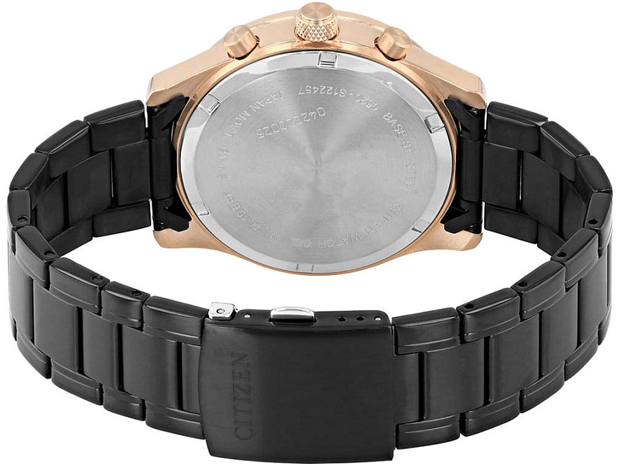 Часы Citizen Chronograph AN8196-55E — нержавеющая сталь с ip-покрытием, мужские