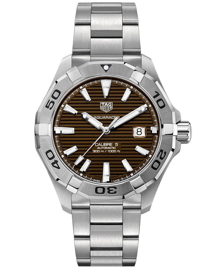 Часы TAG Heuer Aquaracer Professional 300 WAY2018.BA0927 — мужские, коричневый