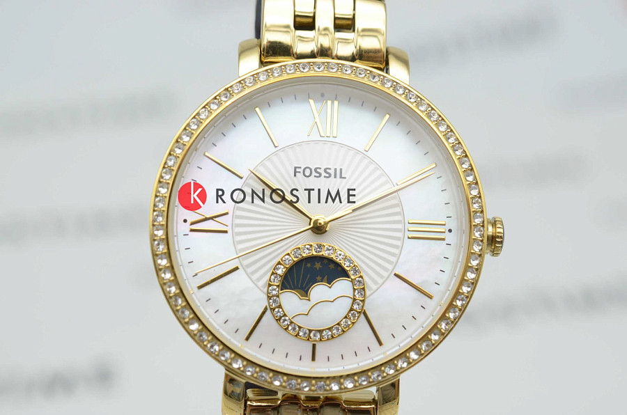 Часы Fossil Georgia ES5167 — кварцевые, металл сталь