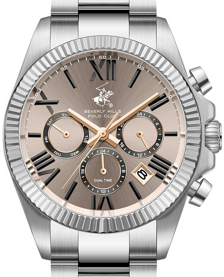 Часы Beverly Hills Polo Club BP3874X.360 — кварцевые, сталь металл