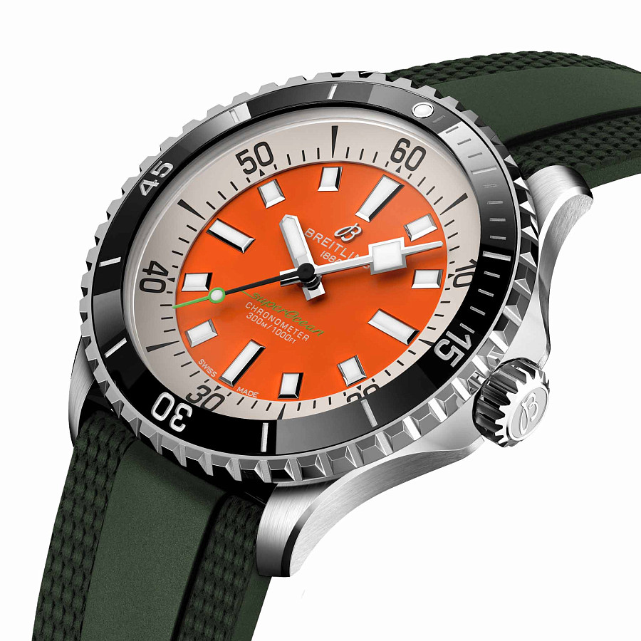 Часы Breitling Superocean Automatic 42 Kelly Slater A173751A1O1S1 — Швейцария, механические