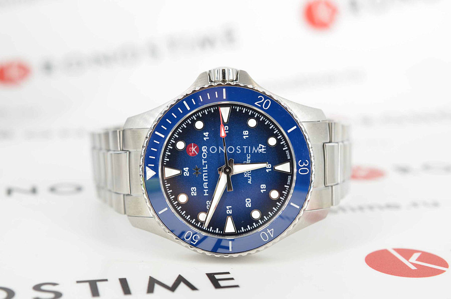 Часы Hamilton Khaki Navy Scuba Automatic H82505140 — металл сталь, Швейцария