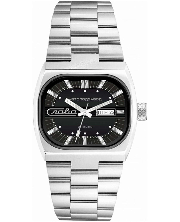 Часы Слава Телевизор 3042705/100-8205 — мужские, черный