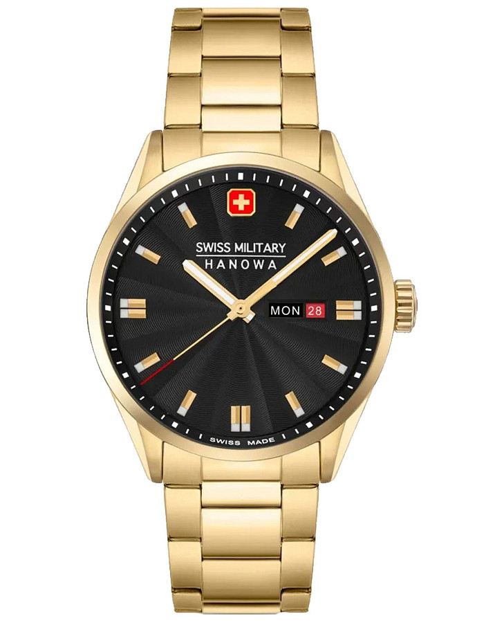 Часы Swiss Military Hanowa Maxed SMWGH0001610 — мужские, черный