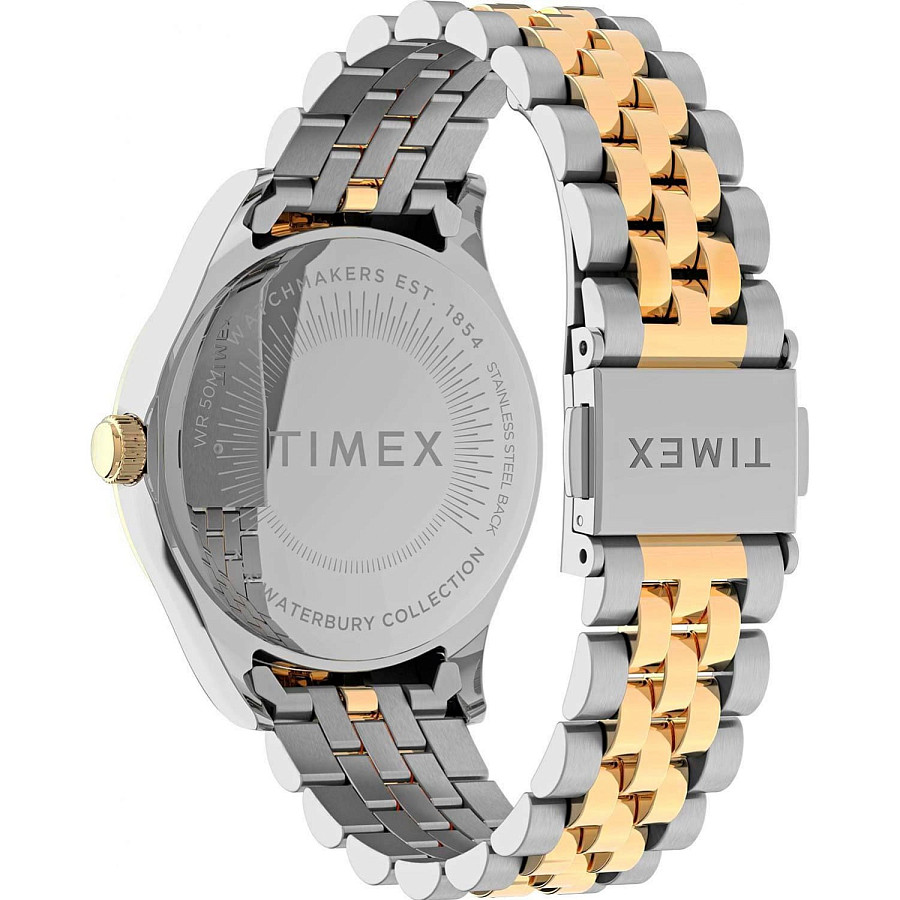 Часы Timex Waterbury TW2U53900 — нержавеющая сталь с pvd-покрытием, женские
