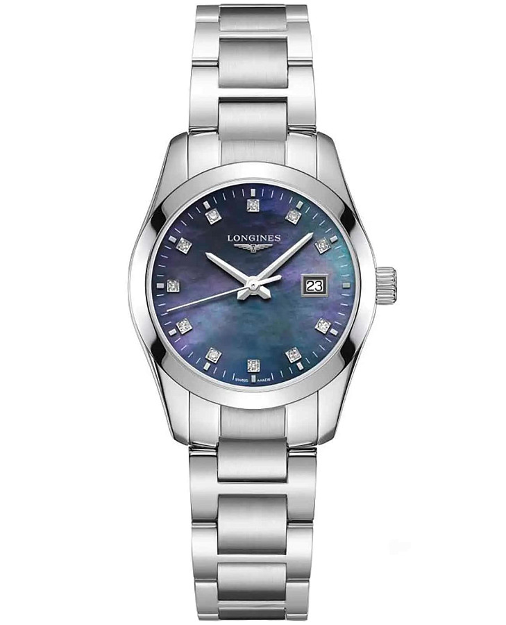 Часы Longines Conquest Classic L2.286.4.88.6 — женские, перламутровый
