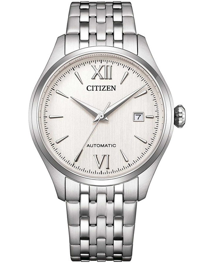 Часы Citizen Automatic NJ0240-55A — мужские, белый