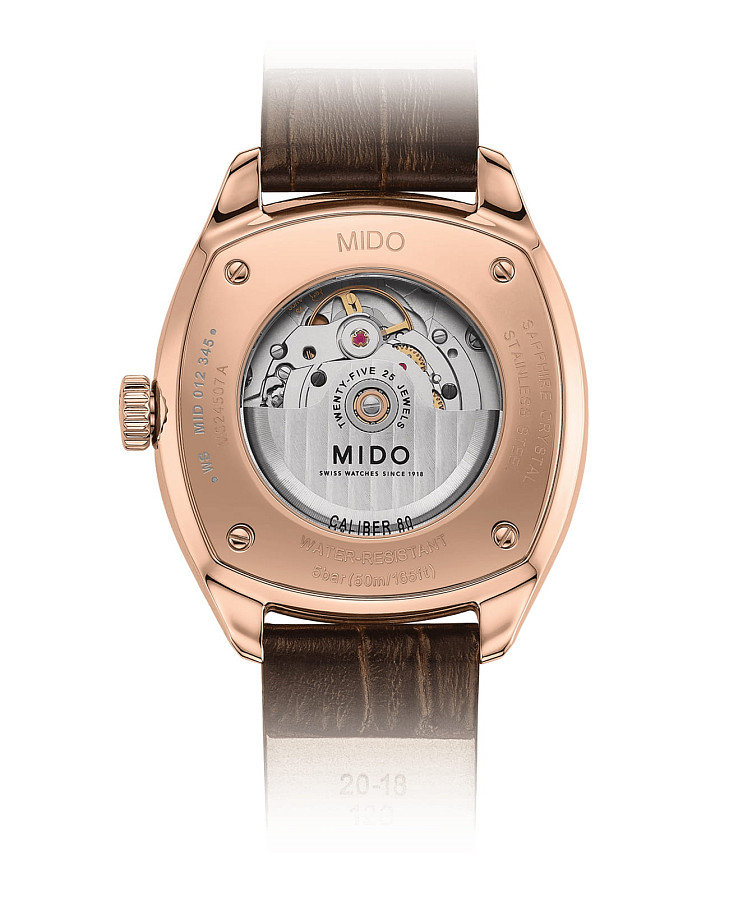 Часы Mido Belluna Royal Gent M024.507.36.061.00 — механические, металл сталь