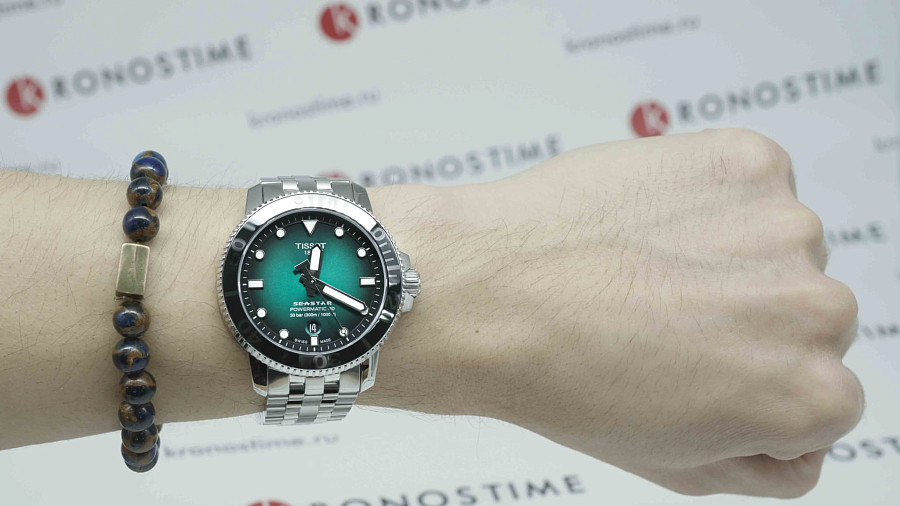Часы Tissot Seastar 1000 Powermatic 80 T120.407.11.091.01 — артикул T1204071109101, мужские