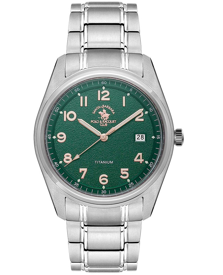 Часы Santa Barbara Polo & Racquet Club Prive SB.4.1010-4 — мужские, зеленый