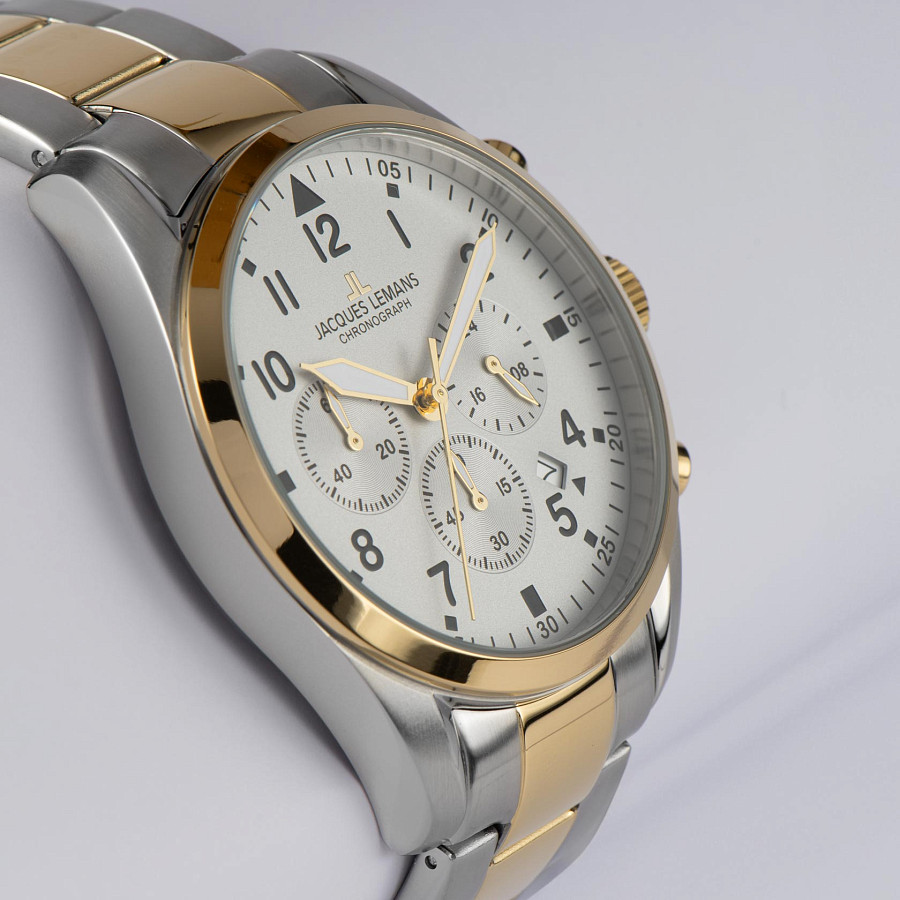 Часы Jacques Lemans Sport 42-2G — сталь металл, Австрия