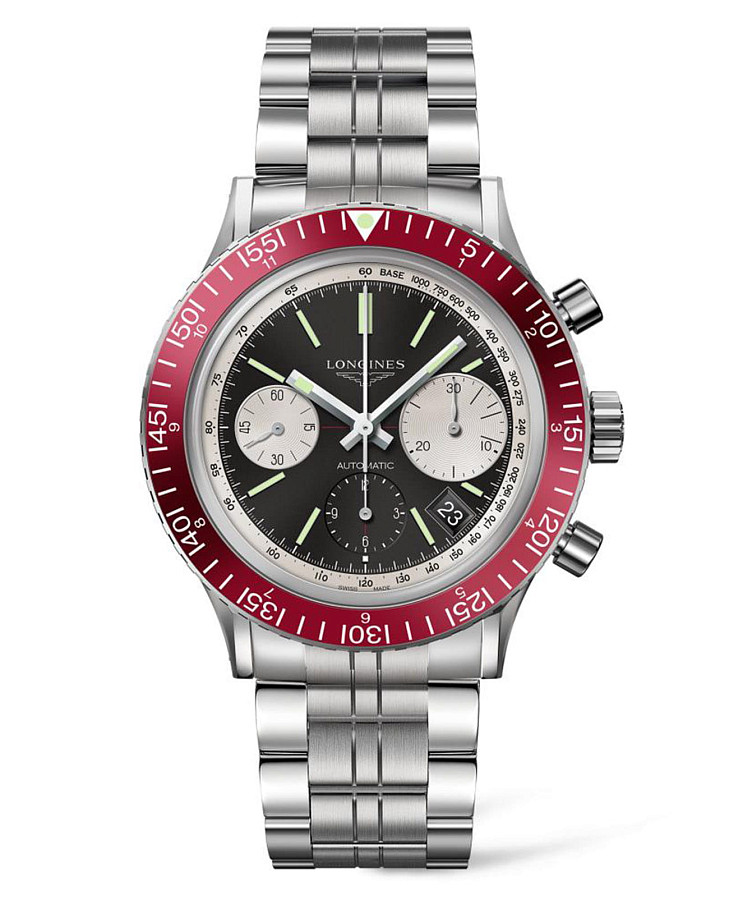 Часы Longines Heritage Diver L2.808.4.52.6 — мужские, черный